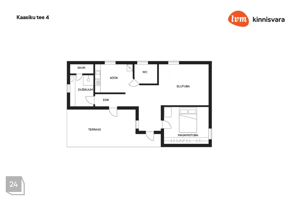 2-toaline Maja  -  Tori vald, Kilksama küla - foto 2