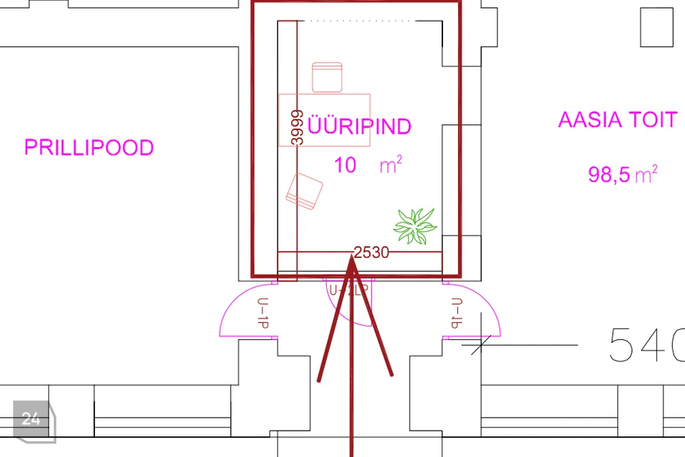 Mitme sihtotstarbega, 10 m² Äripind  -  Tapa vald, Tapa linn - foto 3
