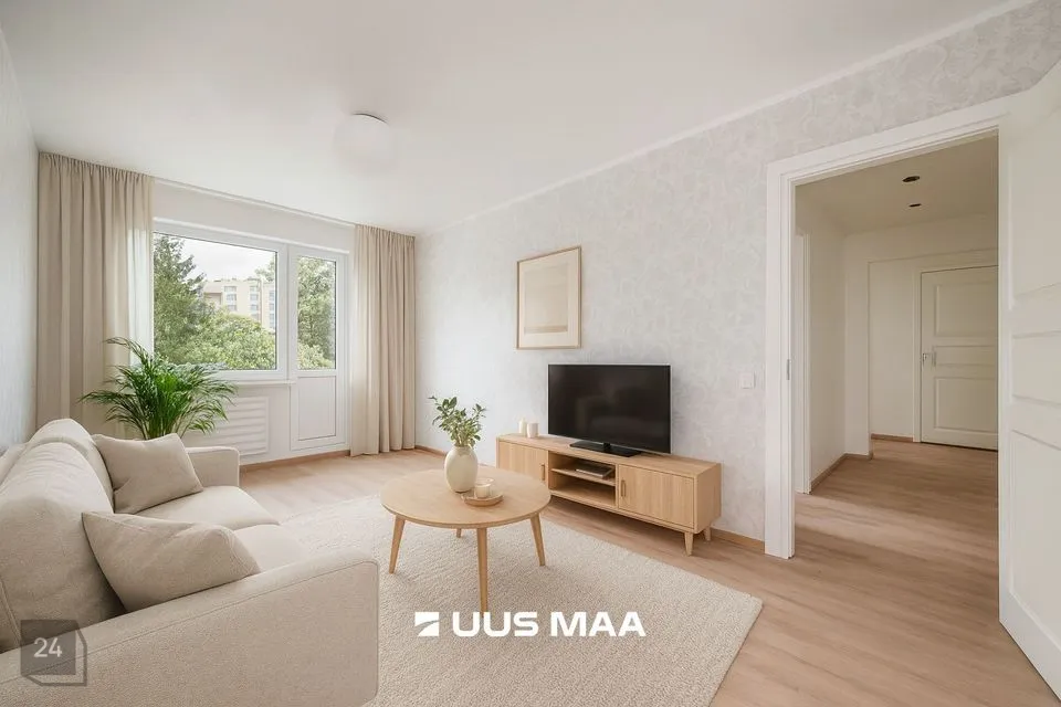 2-room apartment in Tallinn, Lasnamäe linnaosa
