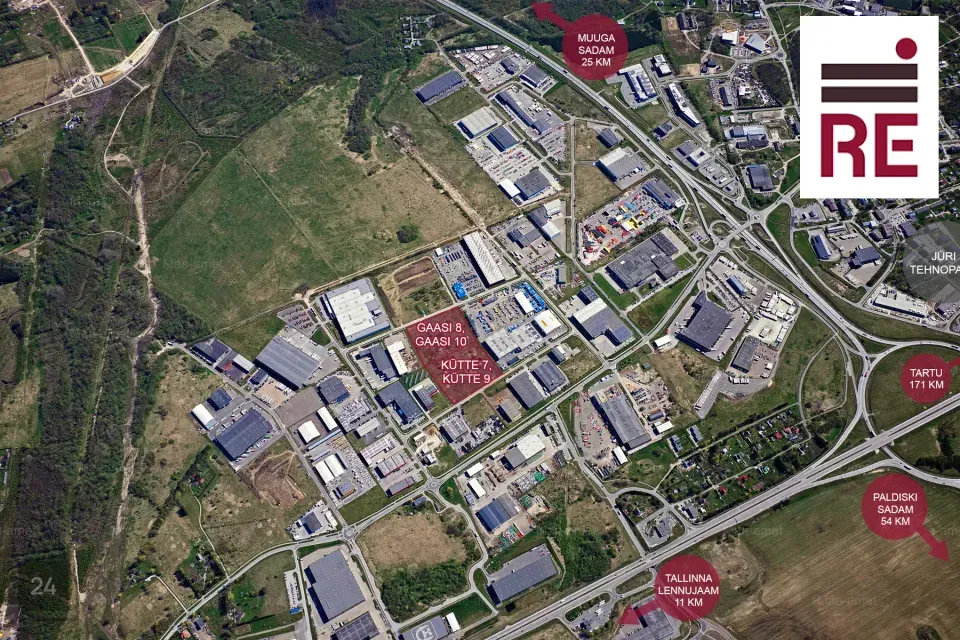 Tootmismaa või Ärimaa, 9989 m² Maa - Rae vald, Lehmja küla