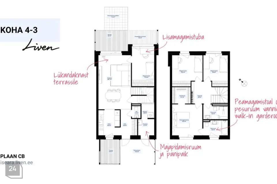 5-toaline Majaosa - Harku vald, Harkujärve küla - foto 3