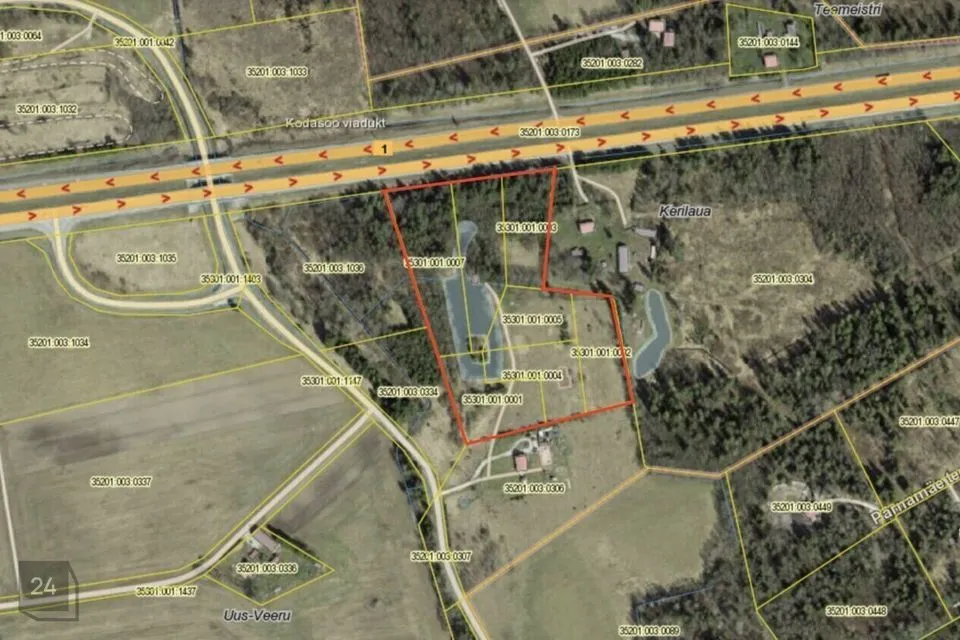 Земля жилой застройки, 33850 m² участок в Kuusalu vald, Kodasoo küla - фото 3