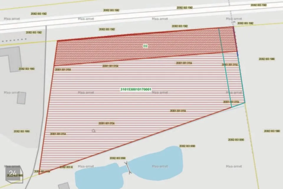 Maatulundusmaa, 11611 m² Maa  -  Tõrva vald, Roobe küla - foto 5
