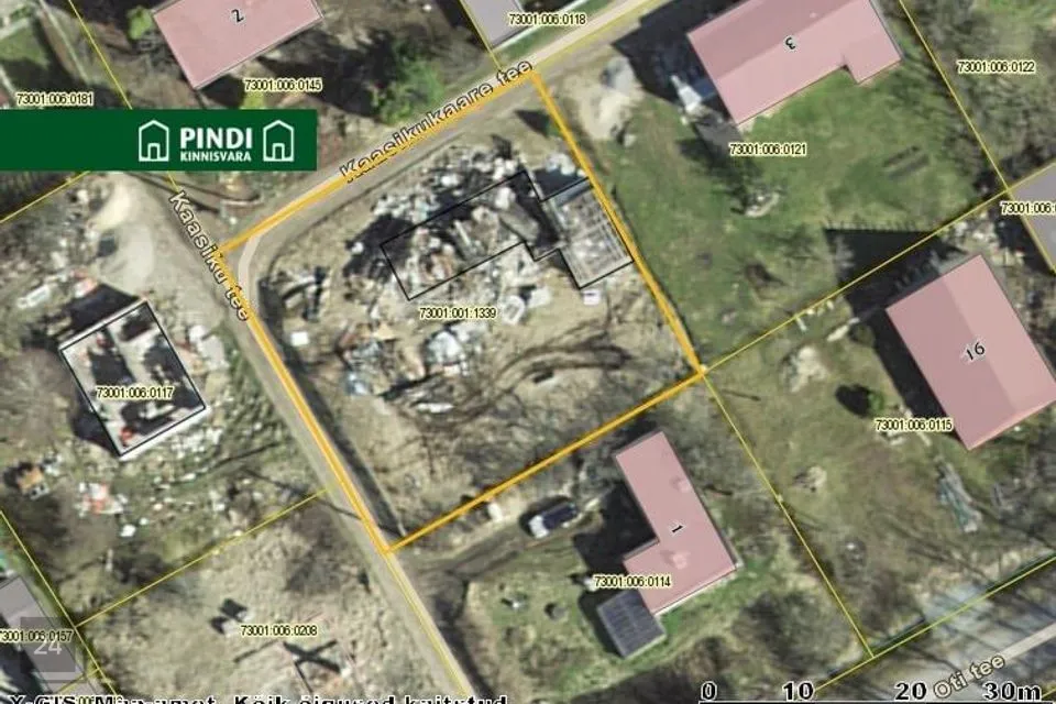 961 m² Maa  -  Tori vald, Kilksama küla