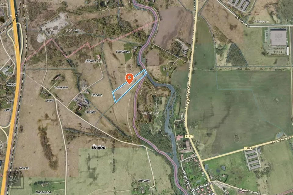 Maatulundusmaa, 15793 m² Maa  -  Rae vald, Ülejõe küla - foto 4