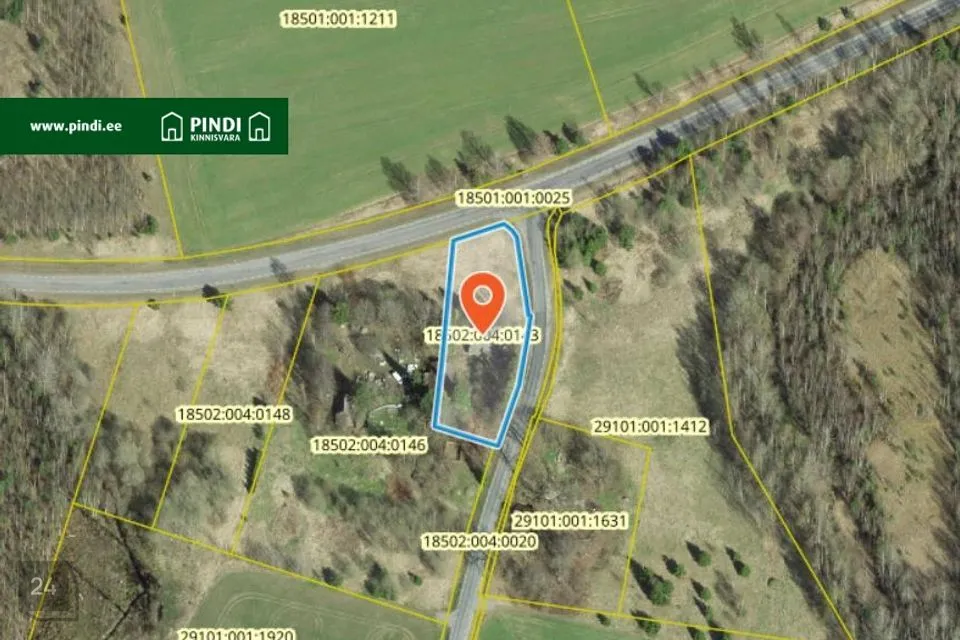 Земля жилой застройки, 2740 m² участок в Kastre vald, Igevere küla