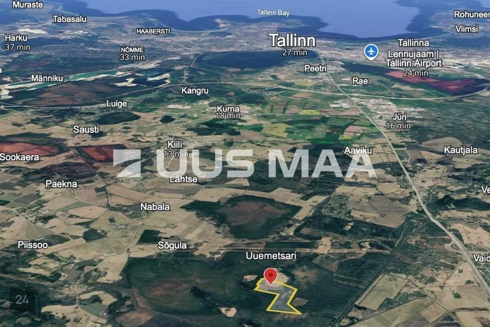 Maatulundusmaa, 317830 m² Maa  -  Kiili vald, Metsanurga küla