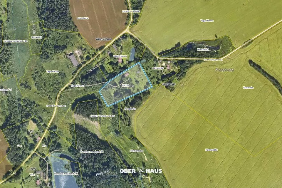 Elamumaa, 31200 m² Maa  -  Põlva vald, Partsi küla