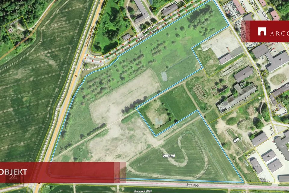 Земля жилой застройки, 110448 m² участок в Viljandi vald, Viiratsi alevik - фото 2
