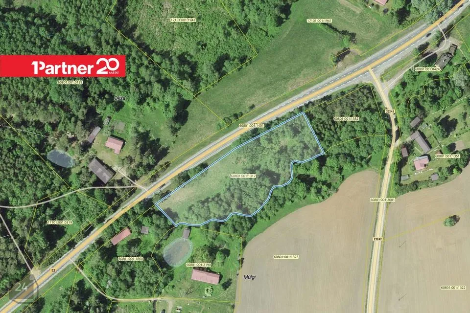 Maatulundusmaa, 6761 m² Maa - Elva vald, Pühaste küla