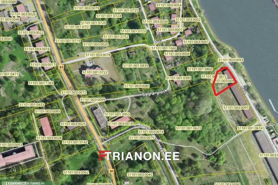 Ärimaa, 1224 m² Maa  -  Narva linn - foto 2