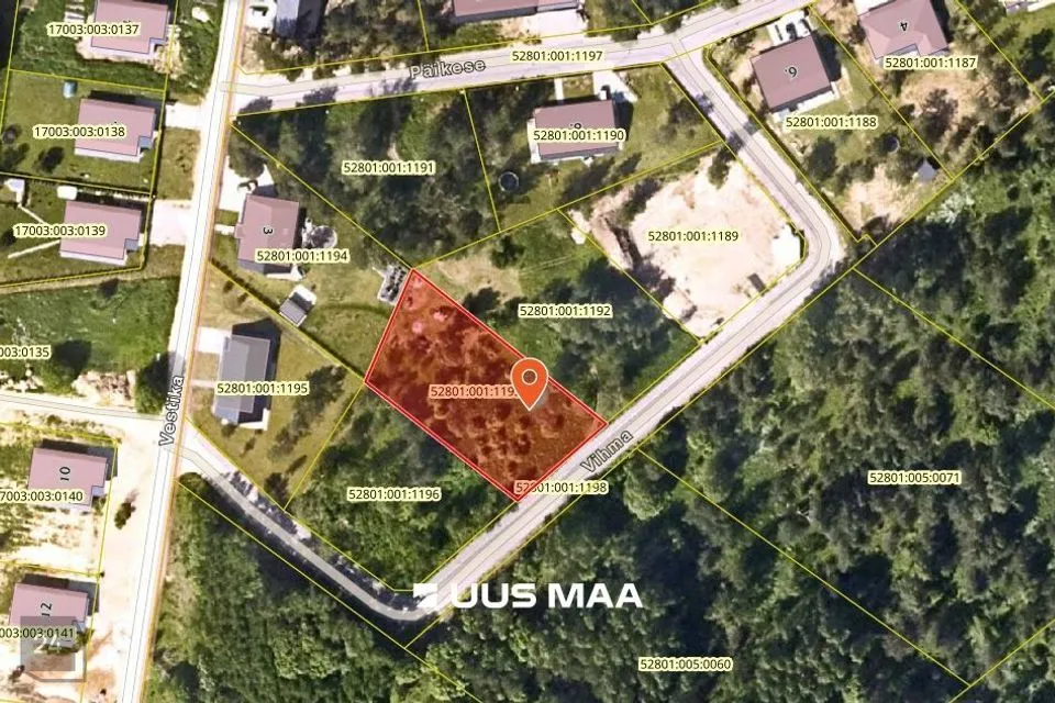 Elamumaa, 1617 m² Maa  -  Nõo vald, Vissi küla - foto 4