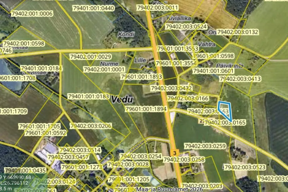 Maatulundusmaa, 6076 m² участок в Tartu vald, Vedu küla - фото 2
