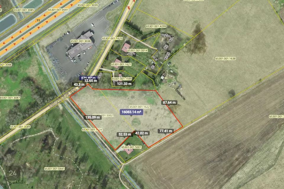 Maatulundusmaa, 16200 m² участок в Rae vald, Kurna küla