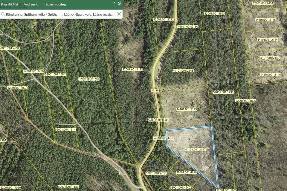 Maatulundusmaa, 15314 m² Maa - Lääne-Nigula vald, Spithami küla / Spithamn