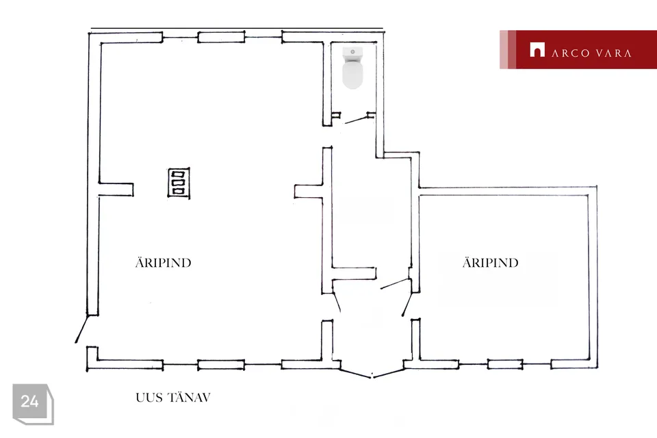 Bureau, 90 m² business in Viljandi linn - photo 2