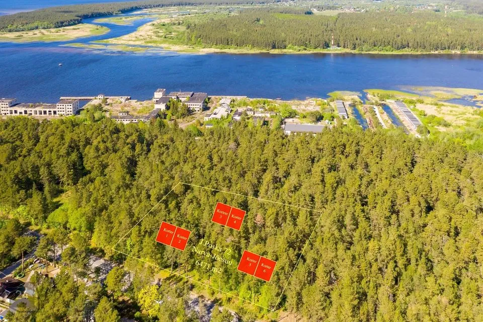 Земля жилой застройки, 6468 m² участок в Narva-Jõesuu linn, Narva-Jõesuu linn
