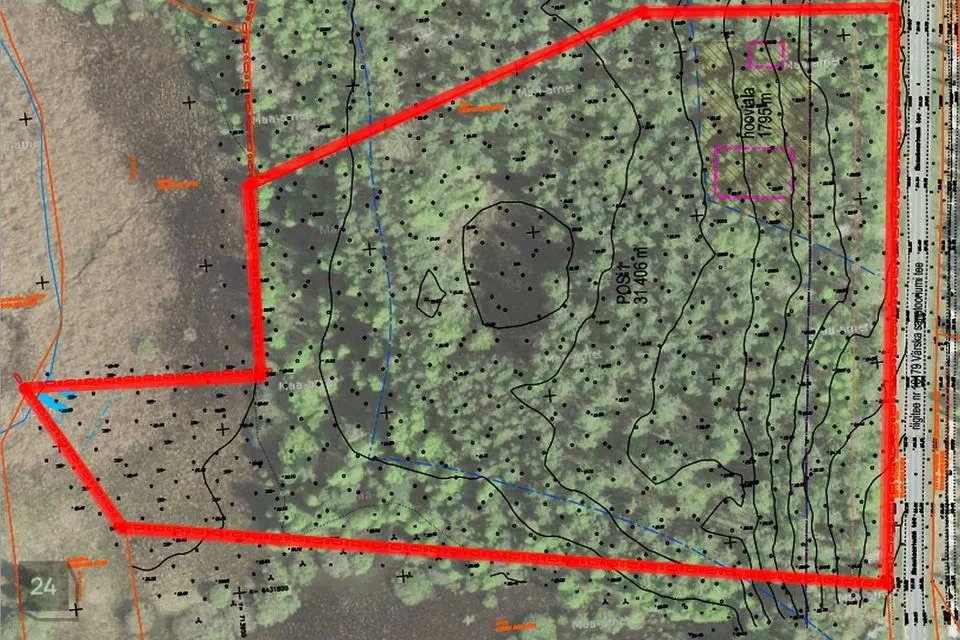 Maatulundusmaa, 31406 m² Maa  -  Setomaa vald, Väike-Rõsna küla - foto 4