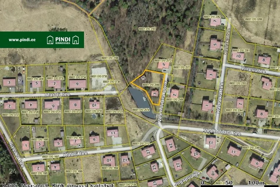 Земля жилой застройки, 1530 m² участок в Viimsi vald, Randvere küla - фото 3