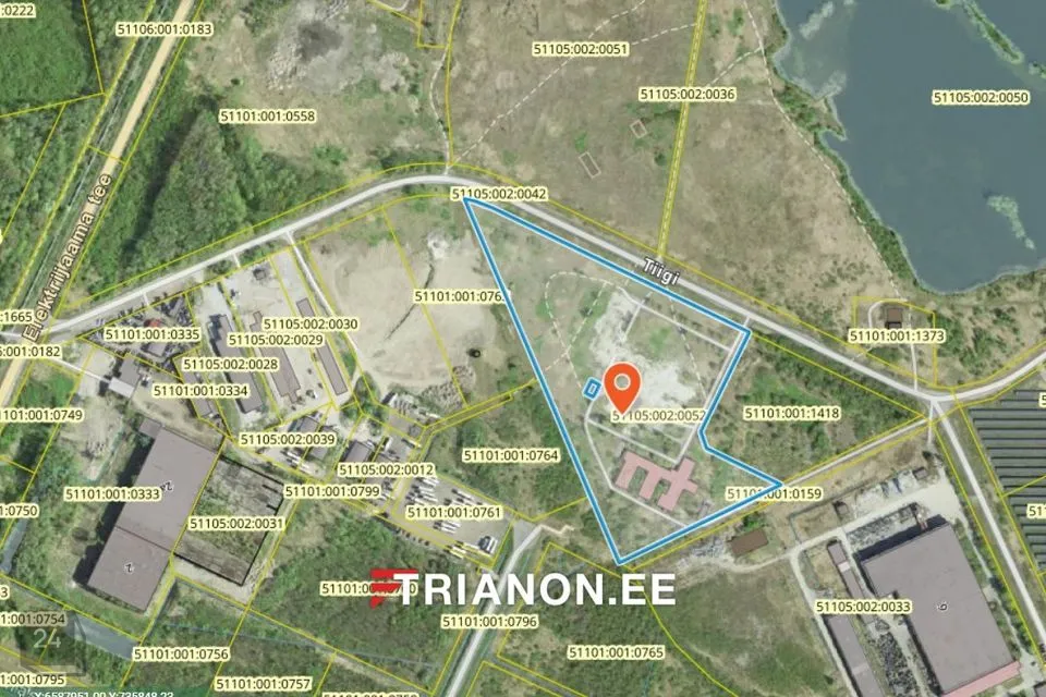 Ärimaa, 44018 m² Maa  -  Narva linn