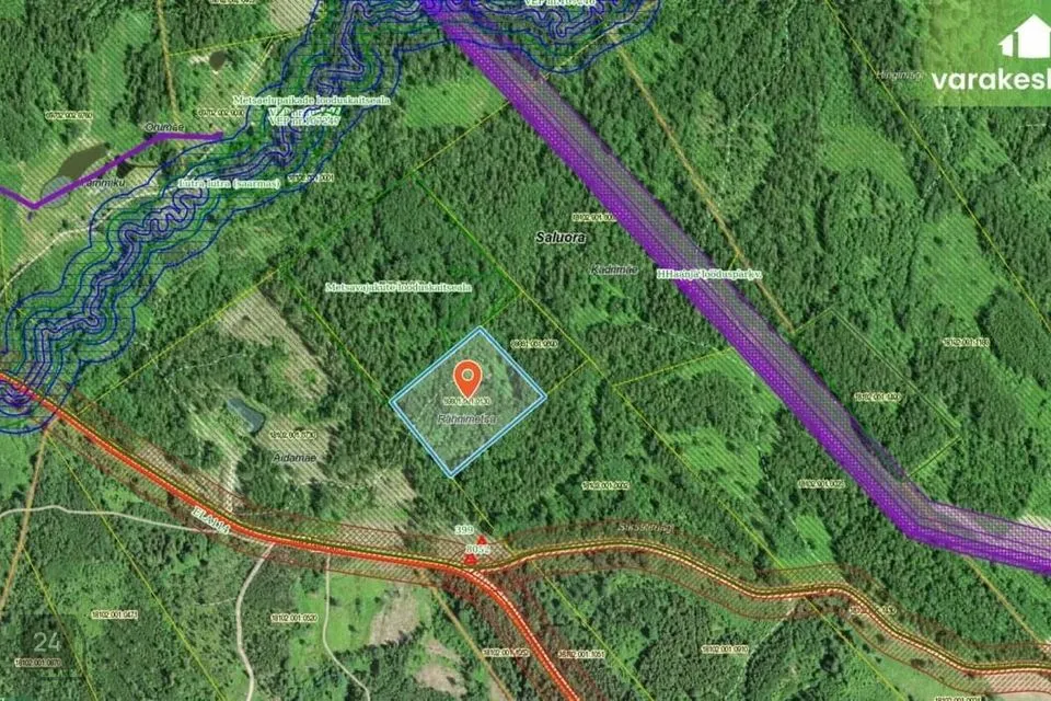 Elamumaa, 22100 m² Maa  -  Rõuge vald, Saluora küla - foto 5