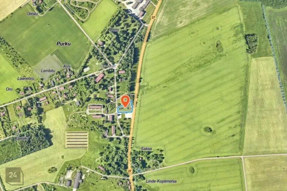 Sotsiaalmaa - üldkasutatav maa, 2302 m² Maa - Rapla vald, Purku küla - foto 3