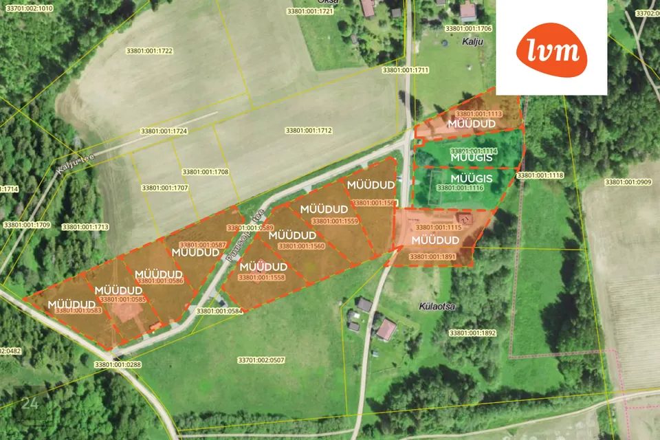 Elamumaa, 2093 m² Maa - Kose vald, Krei - foto 2