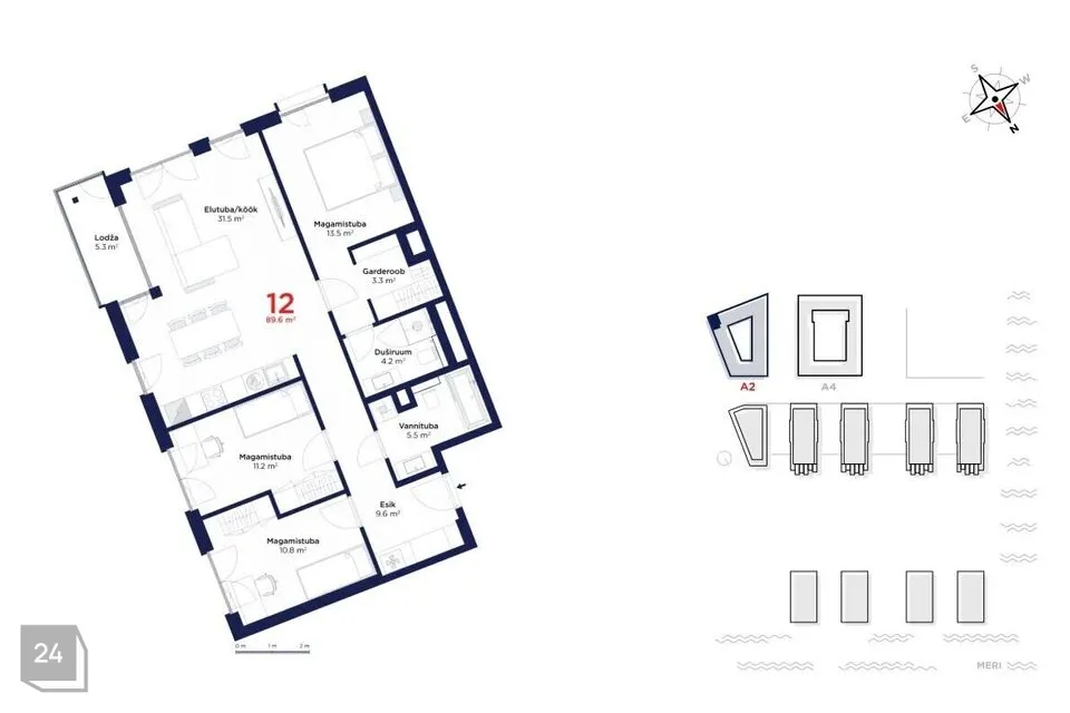 4-toaline Korter - Tallinn, Põhja-Tallinna linnaosa - foto 2