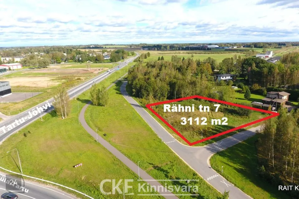 Земля коммерческого назначения, 3112 m² участок в Tartu vald, Raadi alev