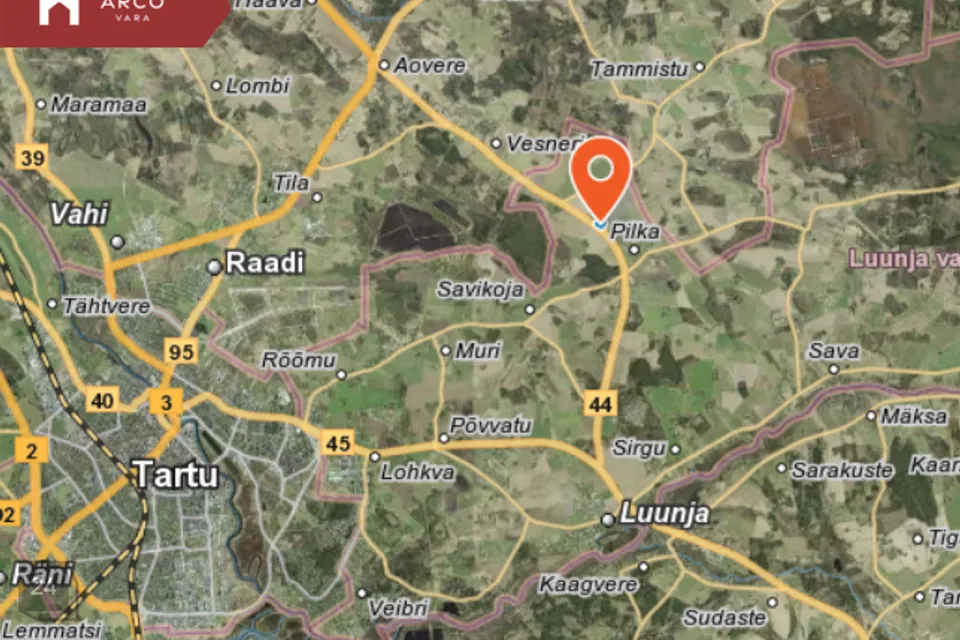 Elamumaa, 5246 m² Maa - Luunja vald, Pilka küla - foto 2