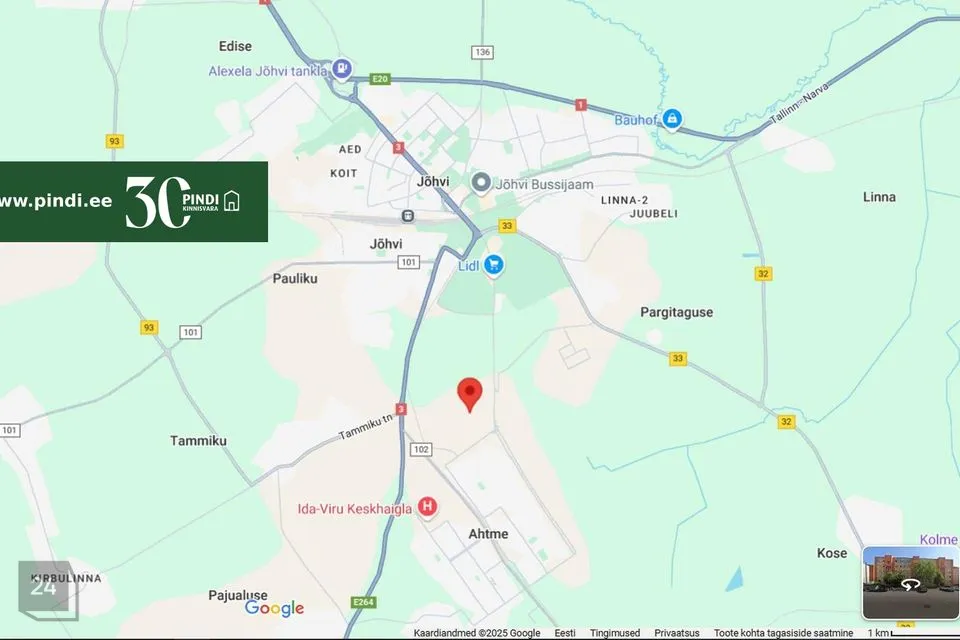 1-toaline Korter - Kohtla-Järve linn, Ahtme linnaosa - foto 2