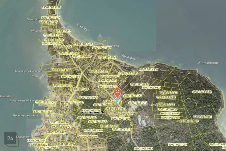 Ärimaa või Elamumaa, 16726 m² Maa  -  Viimsi vald, Rohuneeme küla