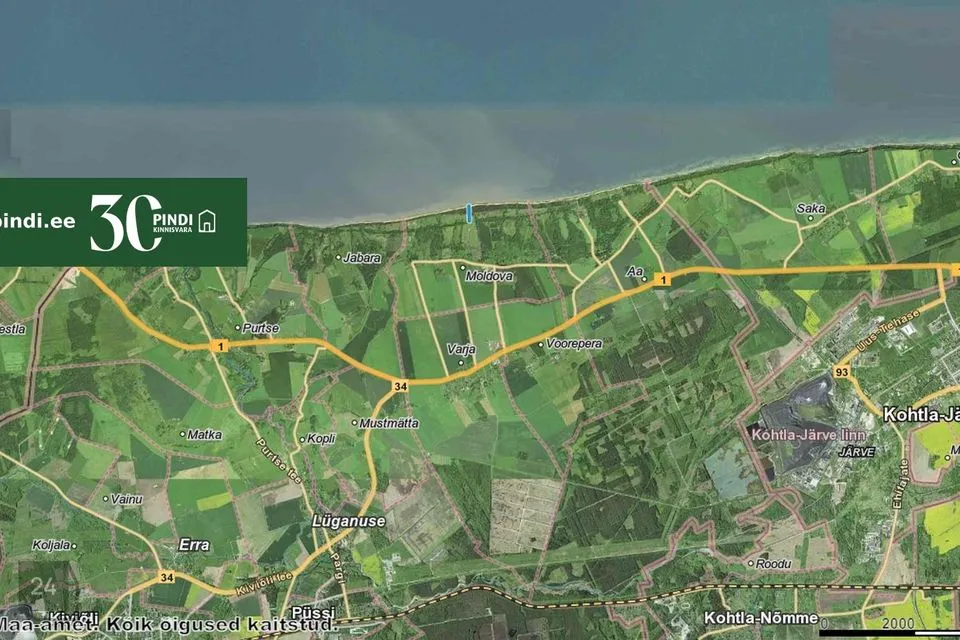 Maatulundusmaa, 10825 m² Maa  -  Lüganuse vald, Moldova küla - foto 4