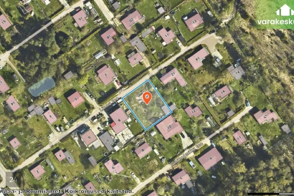 Земля жилой застройки, 792 m² участок в Saku vald, Metsanurme küla