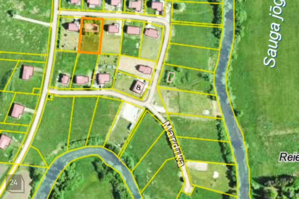 Земля жилой застройки, 1302 m² участок в Tori vald, Kurena küla - фото 3