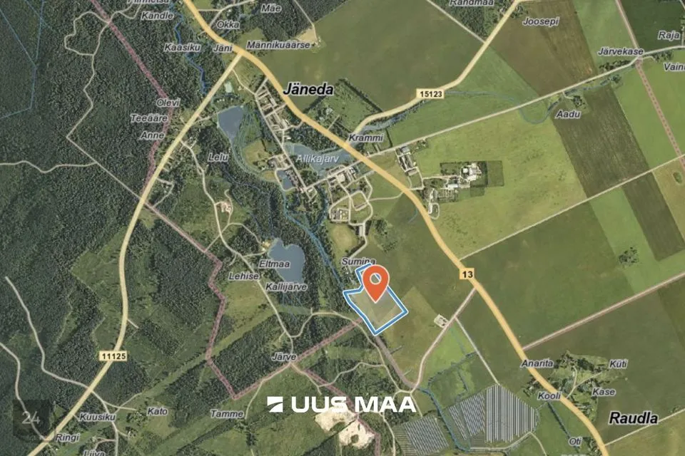 Maatulundusmaa, 147495 m² Maa - Tapa vald, Jäneda küla - foto 2