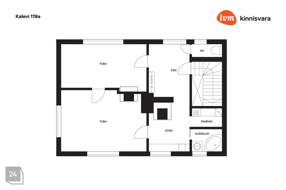 2-toaline Korter - Tartu linn, Tartu linn - foto 4