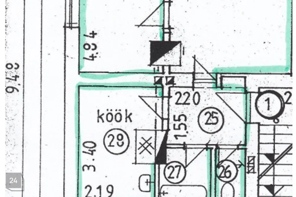 2-toaline Korter  -  Viru-Nigula vald, Selja küla - foto 5
