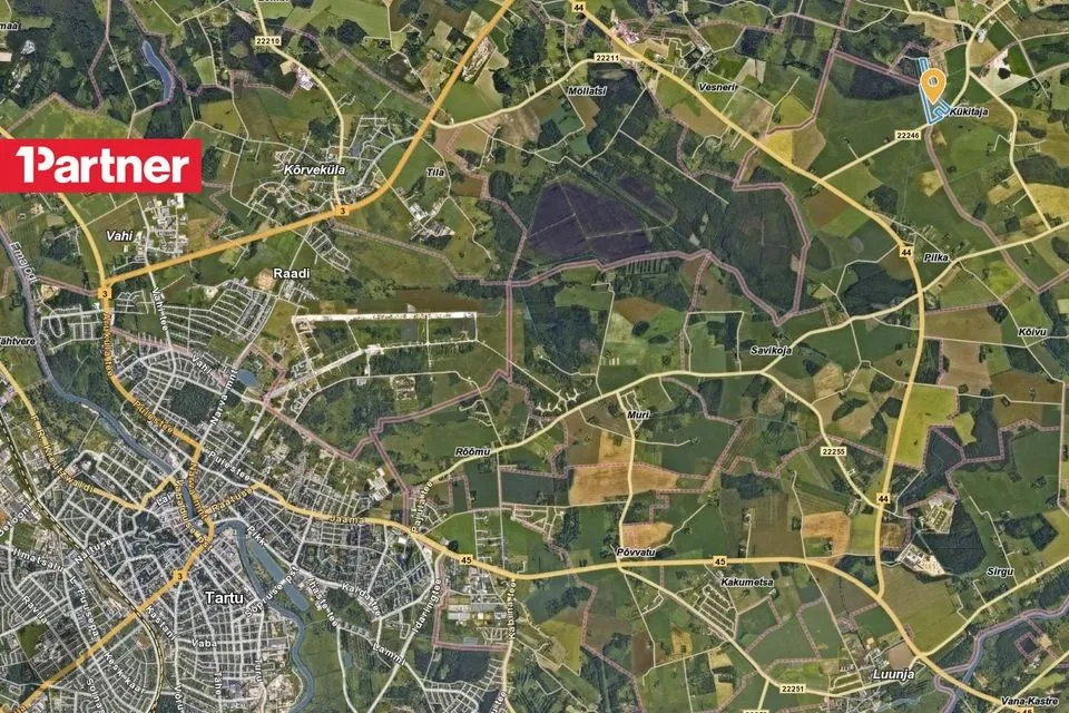 Maatulundusmaa, 100665 m² Maa  -  Tartu vald, Kükitaja küla - foto 4