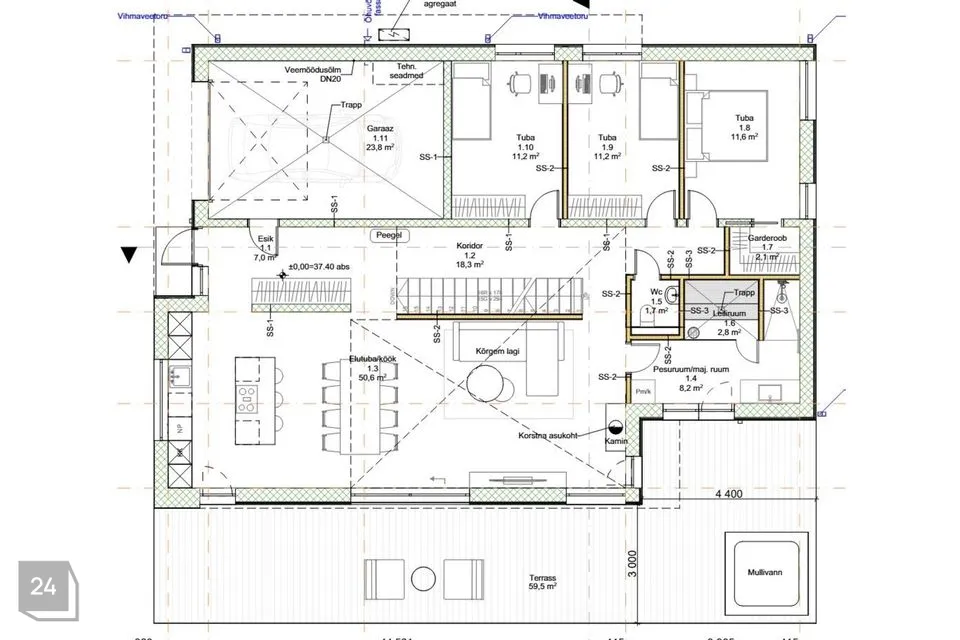 Земля жилой застройки, 1532 m² участок в Rae vald, Lagedi alevik - фото 4
