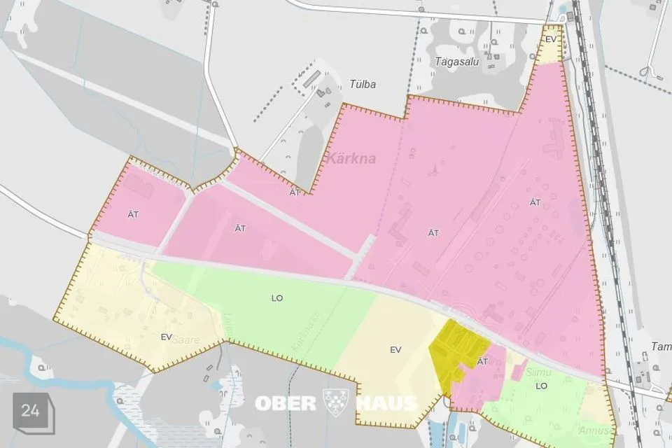 84250 m² Maa  -  Tartu vald, Kärkna küla