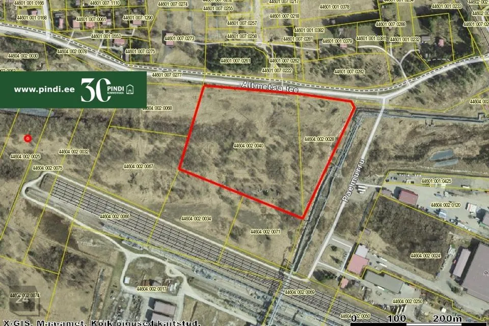 Sihtotstarbeta maa, 49045 m² Maa  -  Maardu linn