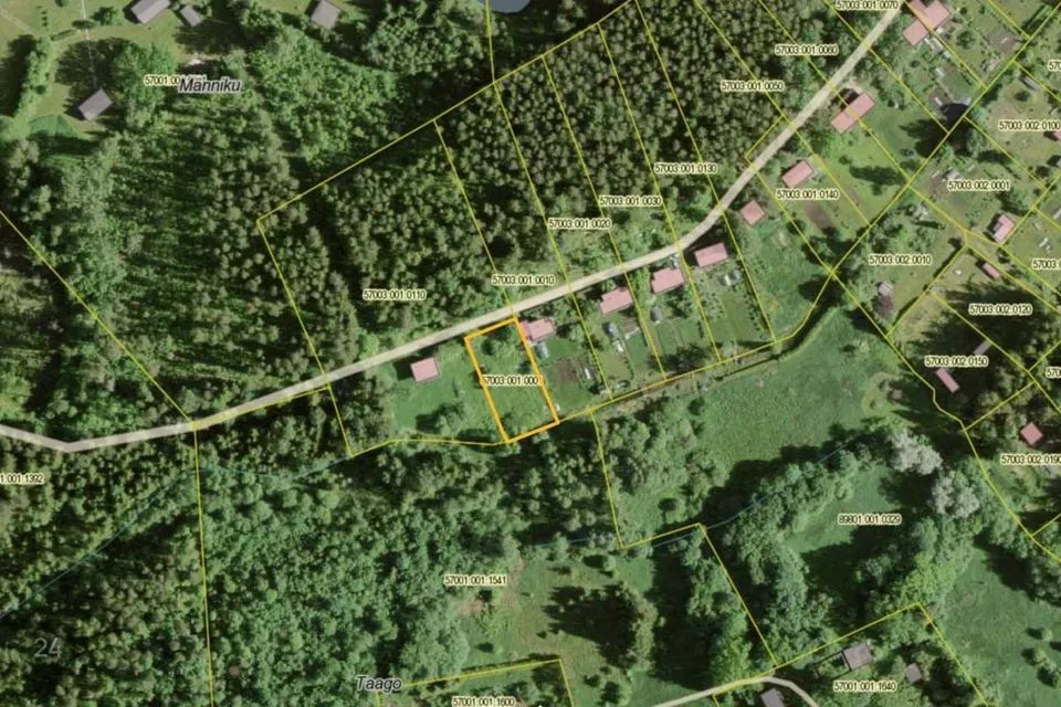 Elamumaa või Elamumaa, 2240 m² Maa  -  Viljandi vald, Intsu küla