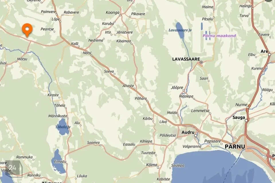 Maatulundusmaa, 92642 m² Maa  -  Lääneranna vald, Käru küla - foto 2