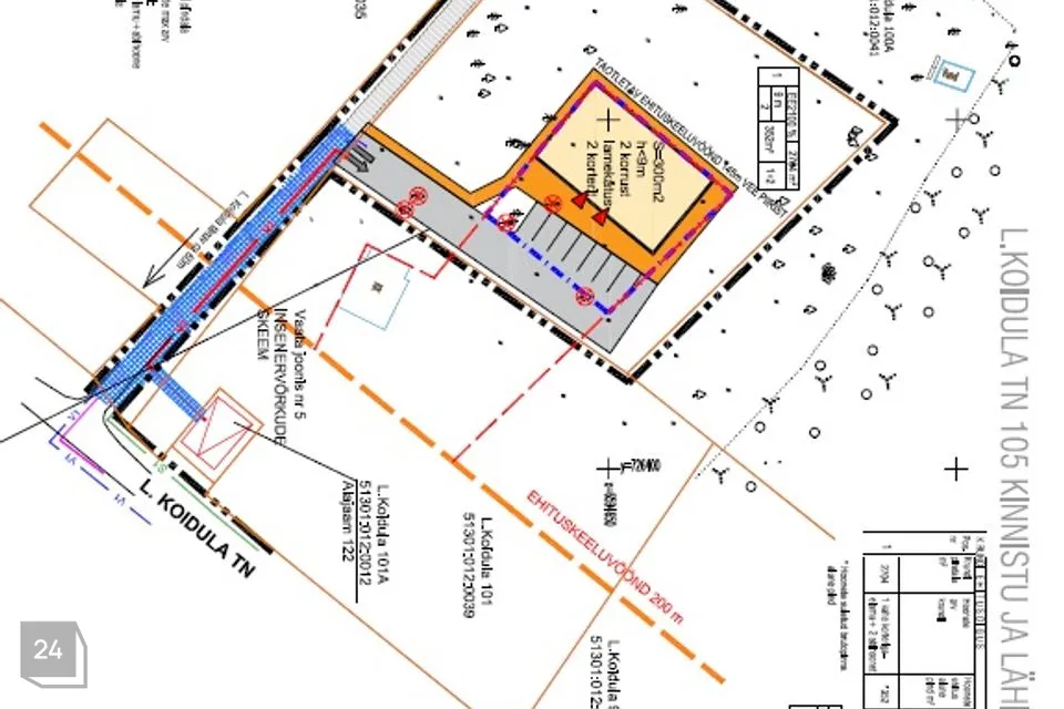 Elamumaa, 2704 m² Maa  -  Narva-Jõesuu linn, Narva-Jõesuu linn