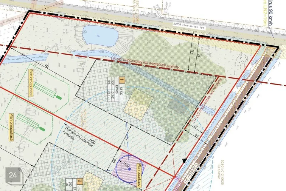 Maatulundusmaa, 13837 m² Maa  -  Nõo vald, Sassi küla