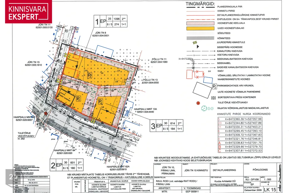 Elamumaa, 614 m² Maa  -  Pärnu linn, Pärnu linn - foto 2