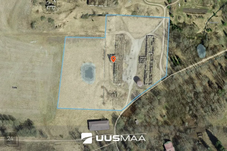Земля производственного назначения, 22800 m² участок в Saarde vald, Tõlla küla