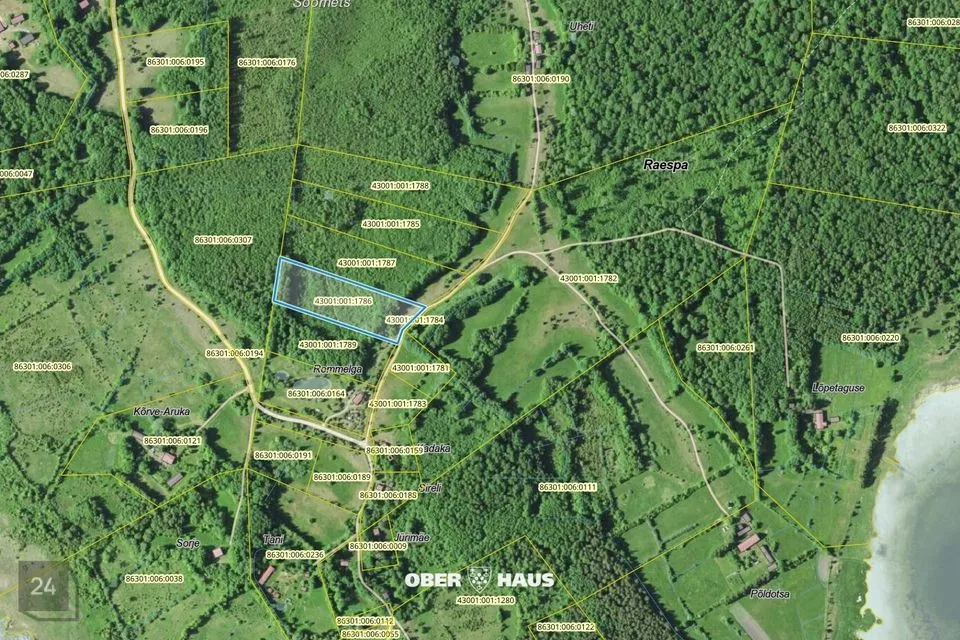 Maatulundusmaa, 10455 m² участок в Lääneranna vald, Raespa küla - фото 3