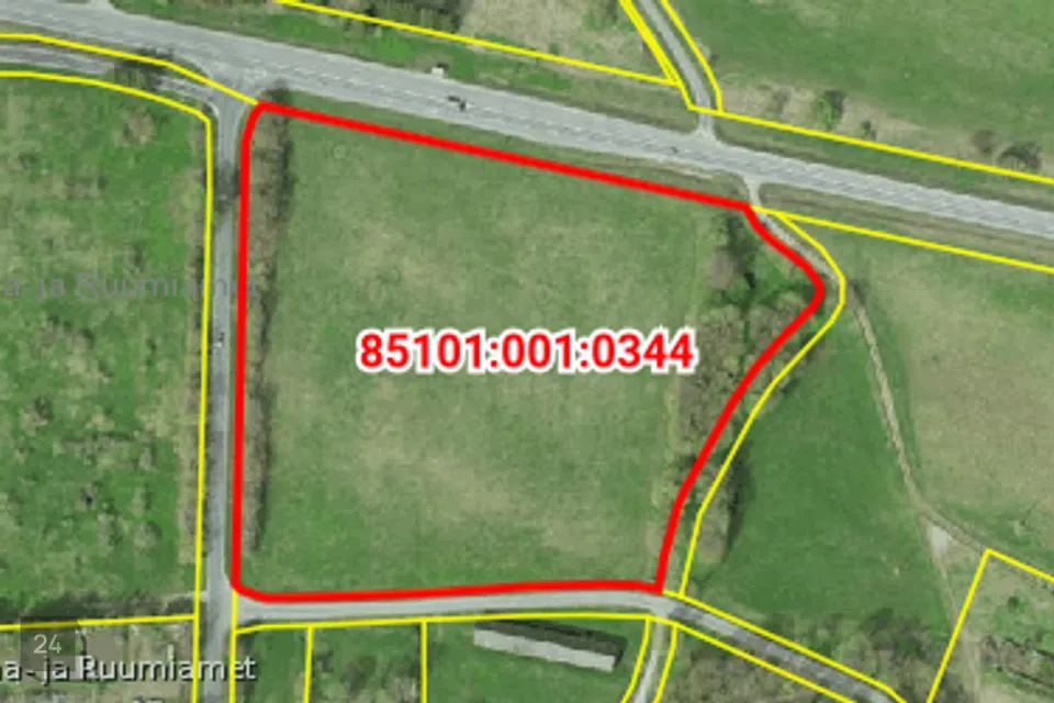 Maatulundusmaa, 38774 m² участок в Narva-Jõesuu linn, Sinimäe alevik
